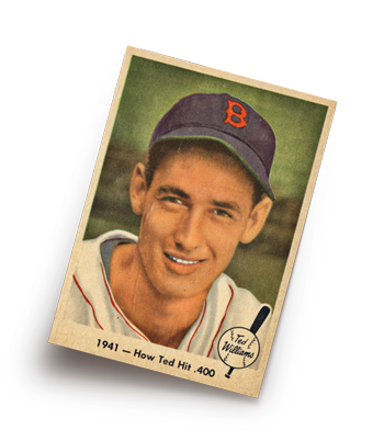 Ted Williams Baseball Card