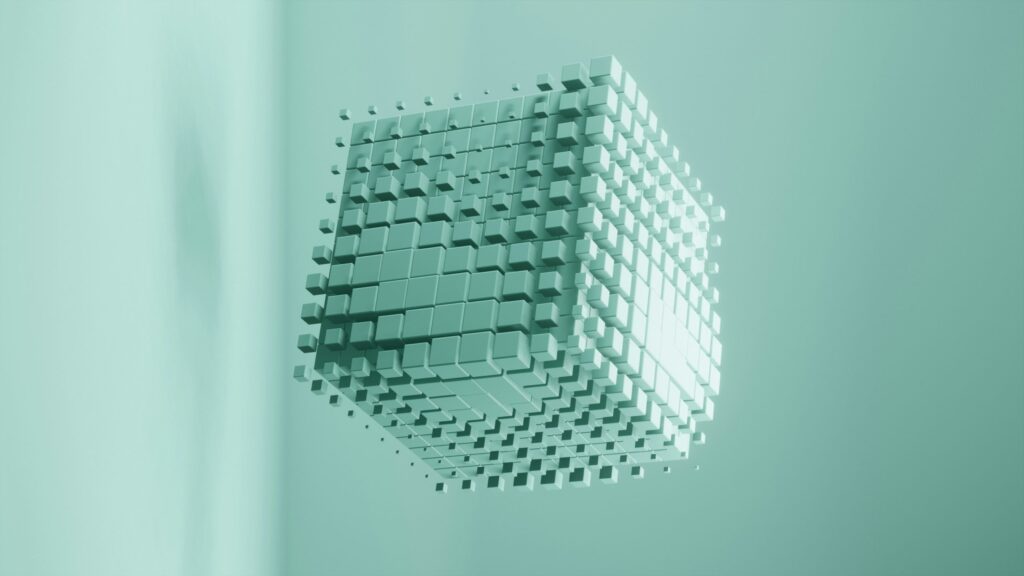 geometric cube illustration